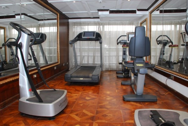 Gym aboard the MS Tosca Nile Cruise Nile cruise